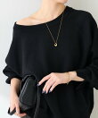 【前後2WAY/9色展開】スウェットライク2WAY ニット