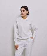 ESQUISEGOLF SMOOTH LONG POLO エスキースゴルフ トップス ポロシャツ ホワイト ブラック【送料無料】