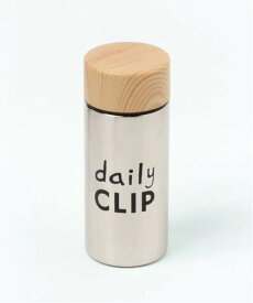 daily CLIP daily CLIP/木調ステンレスボトル300ml スタディオクリップ 食器・調理器具・キッチン用品 水筒・マグボトル ホワイト シルバー
