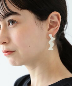 【SALE／50%OFF】Ray BEAMS L'INDO CHINEUR / Blond horn Flux ピアス ビームス アウトレット アクセサリー・腕時計 ピアス
