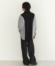 ワイドストレートデニムパンツ