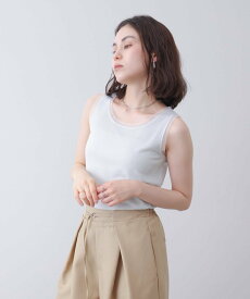 【SALE／33%OFF】Bou Jeloud 前後2WAYラメタンクトップ バブ / ブージュルード トップス ノースリーブ・タンクトップ ブラック ホワイト ベージュ ブルー