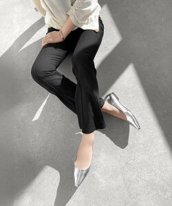 【SALE/20%OFF】mamian 2Wayリボンスクエアトゥフラットシューズ マミアン シューズ・靴 パンプス ブラック シルバー ホワイト【送料無料】