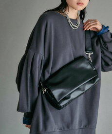 LEPSIM フラップボディバッグ レプシィム バッグ ショルダーバッグ ブラック グレー【送料無料】