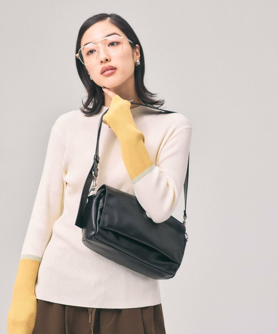LEPSIM 【500mlペットボトルも入る】フラップボディバッグ レプシィム バッグ ショルダーバッグ グレー カーキグリーン ブラウン ブラック【送料無料】 - メイン画像 7