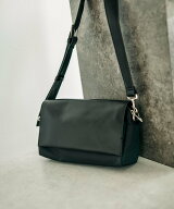 LEPSIM 【500mlペットボトルも入る】フラップボディバッグ レプシィム バッグ ショルダーバッグ グレー …
