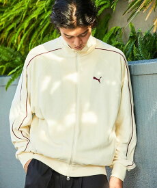 PUMA 別注 Velour Track Jacket フリークスストア トップス その他のトップス ホワイト【送料無料】