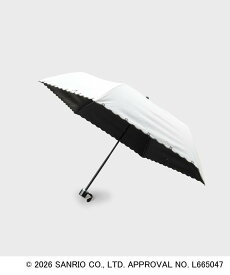 【SALE／40%OFF】index ◆【ポムポムプリン】晴雨兼用おりたたみ傘 インデックス ファッション雑貨 折りたたみ傘 ベージュ ブラック ホワイト