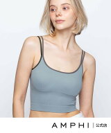 AMPHI AMPHI ブラトップ 立体的なバストシルエット バストトップが広がりにくい リブ調生地 アンフィ イ…