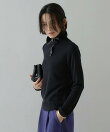 【アンサンブル可能】フェザートリミングニットプルオーバー