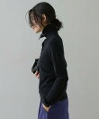 【アンサンブル可能】フェザートリミングニットプルオーバー