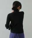 【アンサンブル可能】フェザートリミングニットプルオーバー