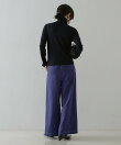 【アンサンブル可能】フェザートリミングニットプルオーバー