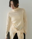【アンサンブル可能】フェザートリミングニットプルオーバー