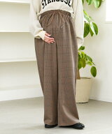 LEPSIM 【産前・産後対応】マタニティ/イージーストレートパンツ レプシィム マタニティウェア・ベビー用…