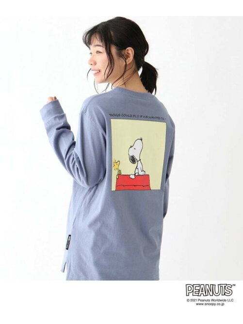 Base Station Peanuts ピーナッツ スヌーピー ウッドストック コミックアート長袖tシャツ Rakuten Fashion 楽天ファッション 旧楽天ブランドアベニュー Cn59