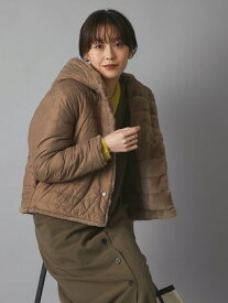 【SALE／30%OFF】un dix cors 【寒さから優しく守るあたたかファー】リバーシブルファーブルゾン アンディコール ジャケット・アウター ブルゾン・ジャンパー ブラウン ベージュ グレー【送料無料】