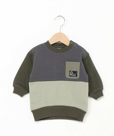 【SALE／10%OFF】petit main 【PenField】裏起毛トレーナー ナルミヤオンライン トップス スウェット・トレーナー カーキ グレー パープル