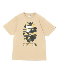 A BATHING APE 1ST CAMO BY BATHING APE TEE ア ベイシング エイプ トップス カットソー・Tシャツ ベージュ ブラック グレー ホワイト【送料無料】