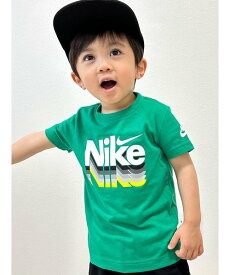 NIKE トドラー(90-100cm) Tシャツ NIKE(ナイキ) NKB RETRO FADER SS TEE ルーキーユーエスエー トップス カットソー・Tシャツ グリーン