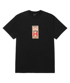 HUF RAT RACE S/S TEE HUF ハフ 半袖 Tシャツ プリント ハフ トップス カットソー・Tシャツ ブラック ブルー【送料無料】