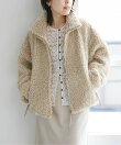 【洗える】カーリーボアブルゾン