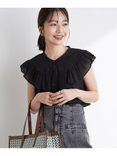 Vis きちんと感溢れる 切り替えプリーツフレンチスリーブ前開きシャツ Rakuten Fashion 楽天ファッション 旧楽天ブランドアベニュー Df2985