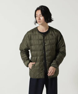 LHP TAION/�^�C�I��/CREW NECK BUTTON DOWN JACKET �G���G�C�`�s�[ �W���P�b�g�E�A�E�^�[ �_�E���W���P�b�g�E�_�E���x�X�g �O���[ �u���b�N �O���[���y���������z