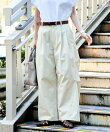 FIT MAGIC マーベルト タックワイドパンツ/スラックス S/M 全4色