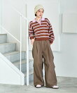FIT MAGIC マーベルト タックワイドパンツ/スラックス S/M 全4色