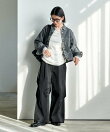 FIT MAGIC マーベルト タックワイドパンツ/スラックス S/M 全4色