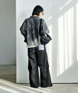 FIT MAGIC マーベルト タックワイドパンツ/スラックス S/M 全4色