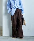 FIT MAGIC マーベルト タックワイドパンツ/スラックス S/M 全4色