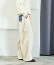 FIT MAGIC マーベルト タックワイドパンツ/スラックス S/M 全4色