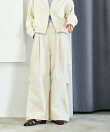 FIT MAGIC マーベルト タックワイドパンツ/スラックス S/M 全4色