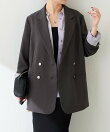 【リバイバル】ウールライクダブルジャケット/カセット服