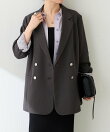 【リバイバル】ウールライクダブルジャケット/カセット服