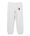 【SALE／30%OFF】BEAMS Bロゴ スウェットパンツ ビームス メン パンツ ジャージ・スウェットパンツ ネイビー ブラック グレー グリーン【送料無料】