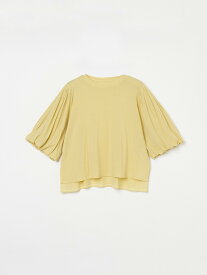 three dots Tint jersey blouse tee スリードッツ トップス カットソー・Tシャツ ホワイト ベージュ イエロー ネイビー【送料無料】