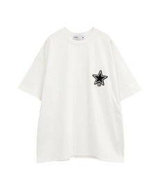 CONVERSE TOKYO STAR★ TAFTING PATCH TEE コンバーストウキョウ トップス カットソー・Tシャツ ホワイト ブルー ブラック グレー パープル【送料無料】