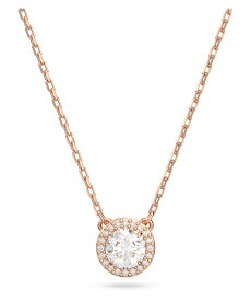 SWAROVSKI 【公式】【スワロフスキー】Una ペンダント, ラウンドカット, パヴェ スワロフスキー アクセサリー・腕時計 ネックレス ホワイト【送料無料】