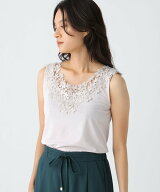 【SALE／50%OFF】Elura ラウンドフラワー2WAYタンク 大きいサイズ ゆったり/182151 エルーラ トップス そ…