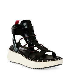 STEVE MADDEN アンクルストラップスポーツサンダル スティーブマデン シューズ・靴 サンダル ブラック【送料無料】