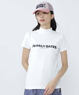 PEARLY GATES ベア疑似メッシュ半袖モックネックカットソー パーリーゲイツ トップス その他のトップス …