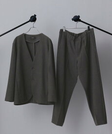 【SALE／50%OFF】GLOBAL WORK 2点セット/時短スマートSETUP+WARM/598967 グローバルワーク ジャケット・アウター ノーカラージャケット ネイビー グレー【送料無料】