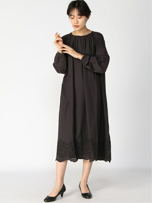 Hakka 強撚天竺 コットンビエラカットワーク刺しゅうワンピース 裏地無し Rakuten Fashion 楽天ファッション 旧楽天ブランドアベニュー Cm1263