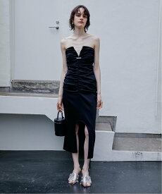 PRANK PROJECT ディープカッティングジャージーワンピース / Deep Cutting Jersey Dress プランク プロジェクト ワンピース・ドレス ワンピース ブラック グレー【送料無料】