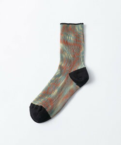 TRICOTE MOIRE LINK SOCKS gRe CEbOEFA C zCg u[ IW
