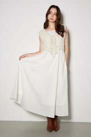 【SALE／30%OFF】rienda 【WEB限定】ベストセットキャミワンピース リエンダ ワンピース・ドレス ワンピース ブラック ホワイト【送料無料】