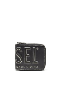 DIESEL Y ܂EHbg DSL 3D DSL 3D- BI FOLD COIN ZIP XS fB[[ zE|[`EP[X z ubNyz